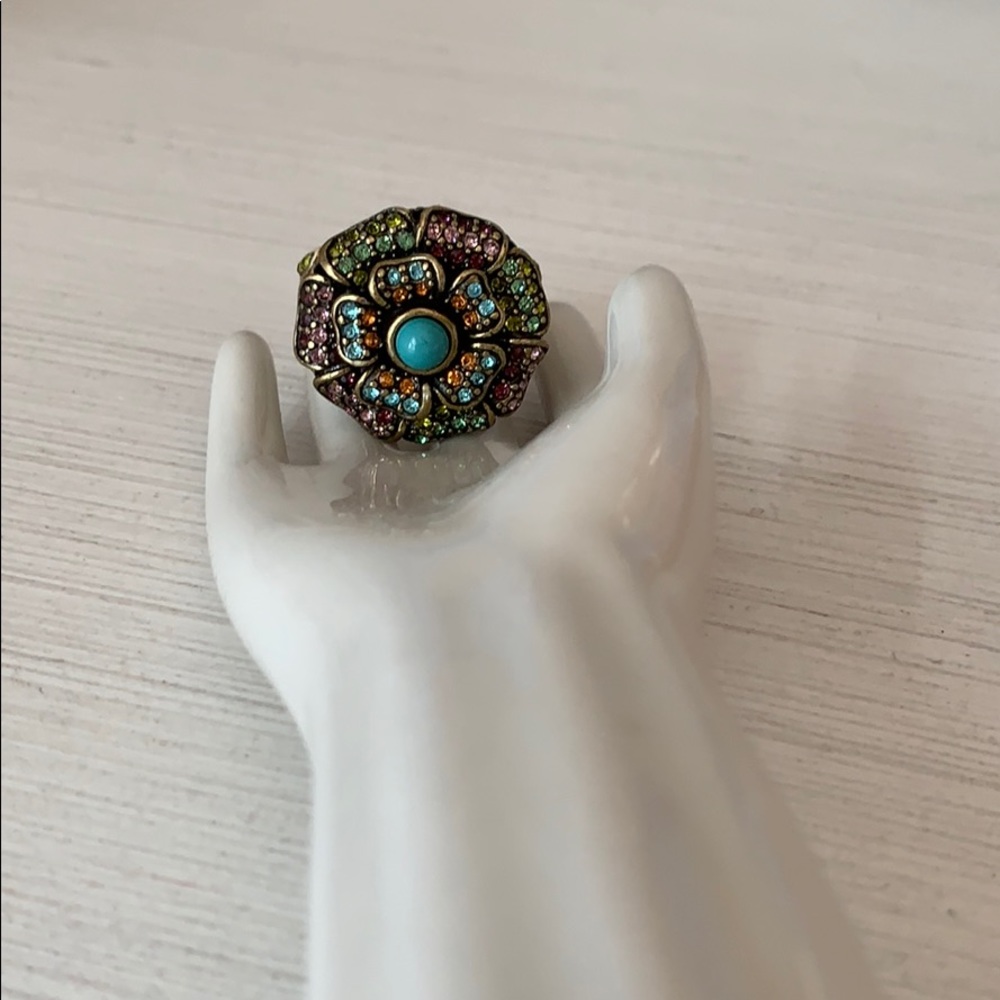 Heidi Daus Flower ring Size 8